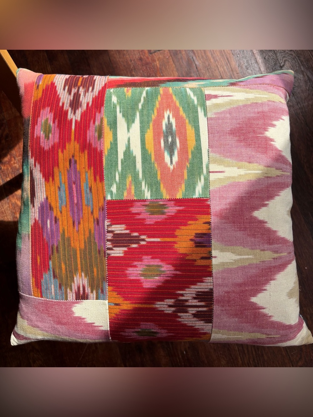 Aviva Stanoff Patchwork Throw Pillow